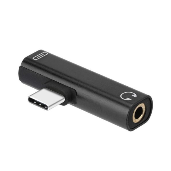 Adaptér pre USB-C na 3,5 mm jack / USB-C K140 - Cierna