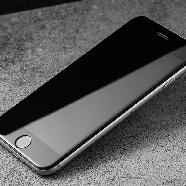 4D tvrdené sklo pre Iphone - 6s, Cierna