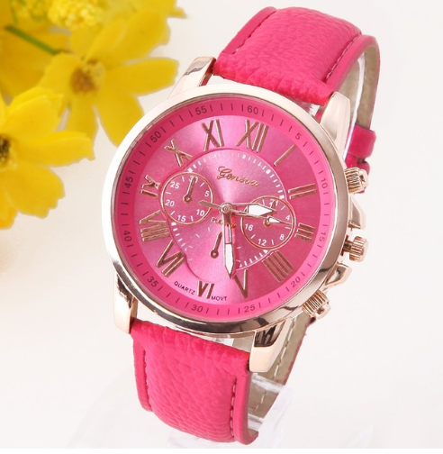 Dámske hodinky v jedinečnom dizajne - Ružové