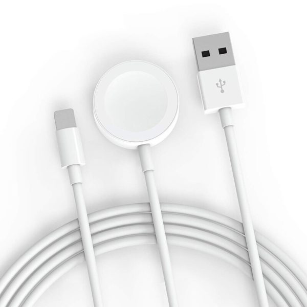 Kombinovaná bezdrôtová nabíjačka 2v1 pre Apple iPhone / iWatch