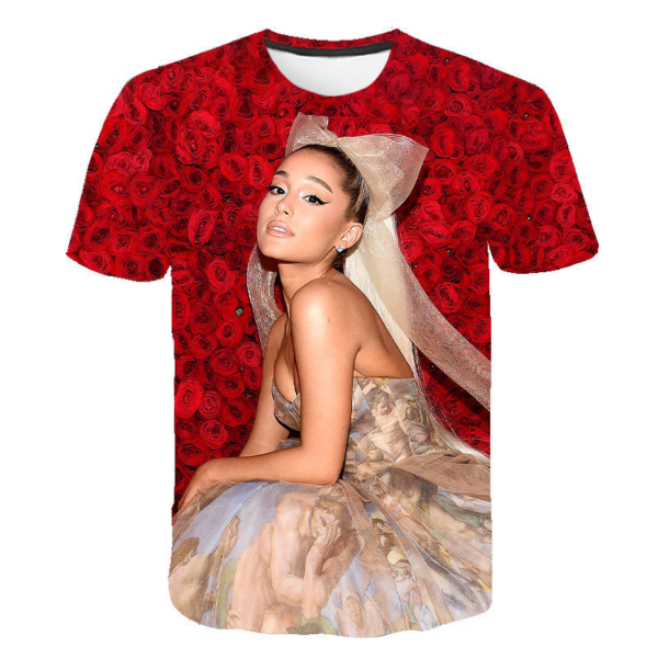 Štýlové tričko s potlačou Ariana Grande - V1, S