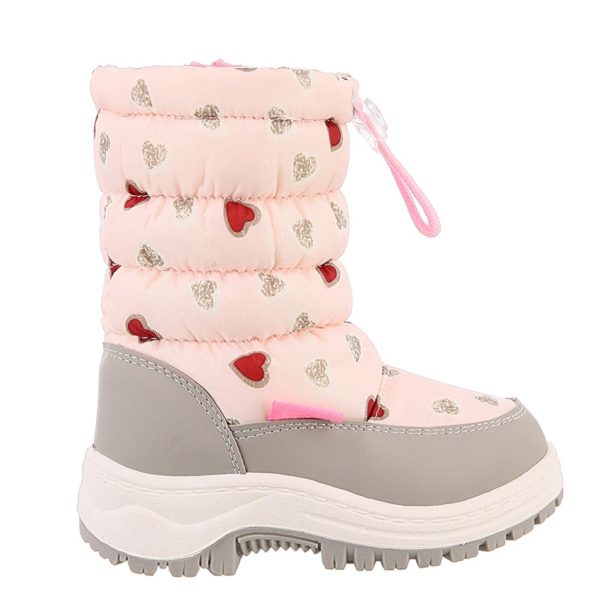 Dievčenské zimné topánky so srdiečkami - Ruzova, 29