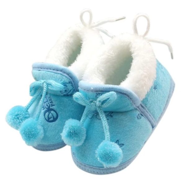 Detské zimné topánočky s brmbolcami - Modra, 12-18-mesiacov