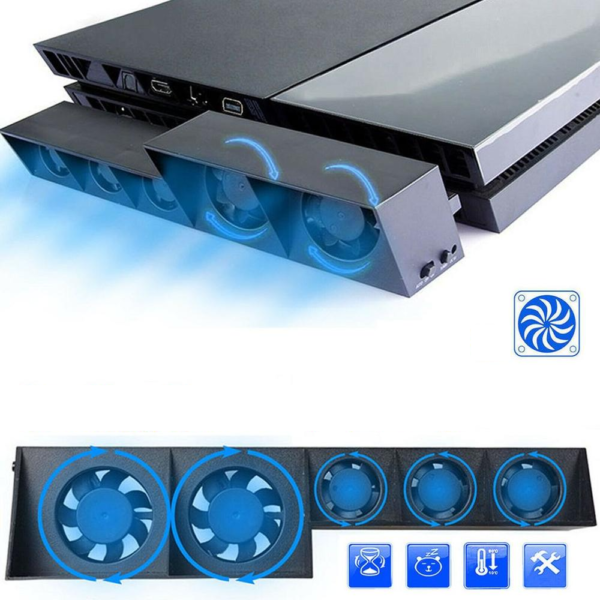 Doplnkový ventilátor / chladenie pre konzolu PlayStation 4