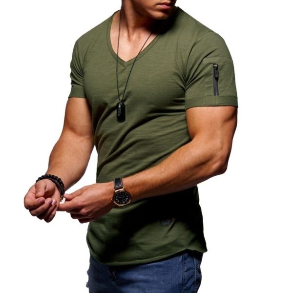 Pánske fitness tričko Triella - Army-green, Xxl