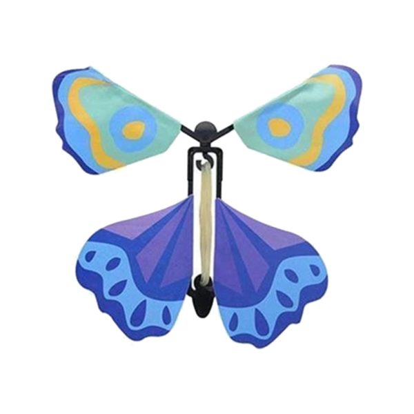 Čarovná lietajúci hračka motýľ - Modra