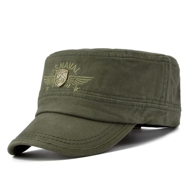 Štýlová pánska army čiapky - Army-green-4