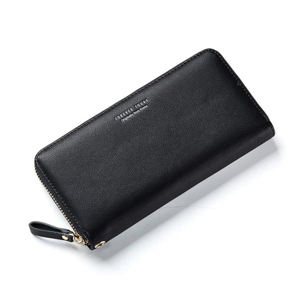 Dámska elegantná veľkokapacitné peňaženka Ariel - Black