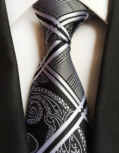 Elegantný kravata pre mužov s jemným vzorom - 01