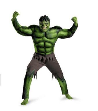 Cosplay kostým Hulka pre deti - Green, S, Other