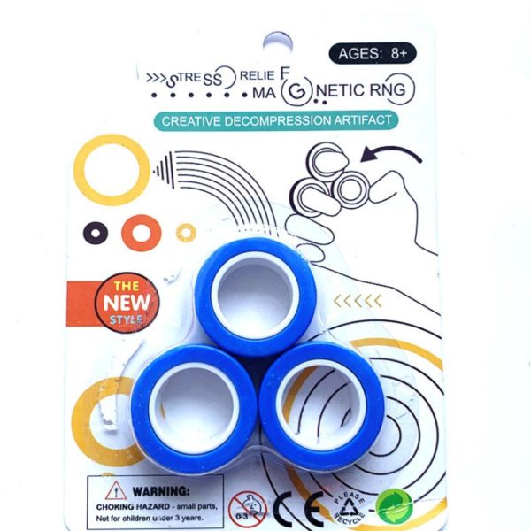 Magnetické krúžky FinGears - Blue