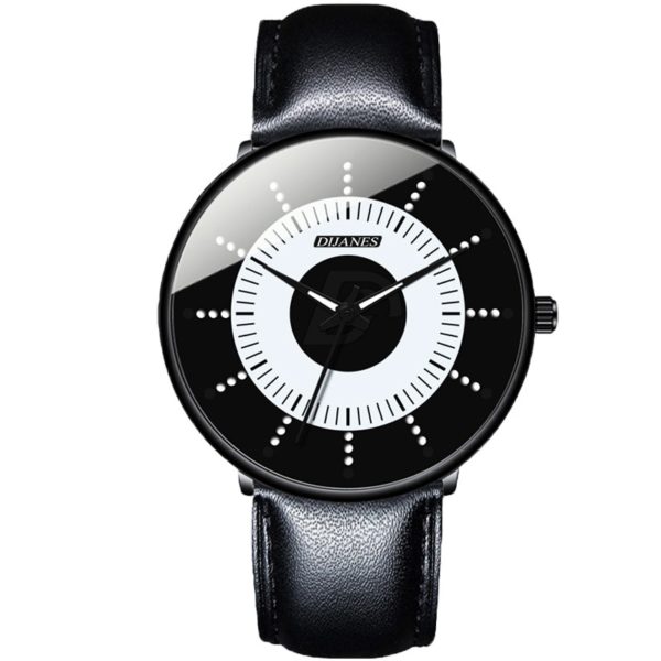 Pánske módne hodinky s fosforeskujúcimi ručičkami Jace - L-black-black