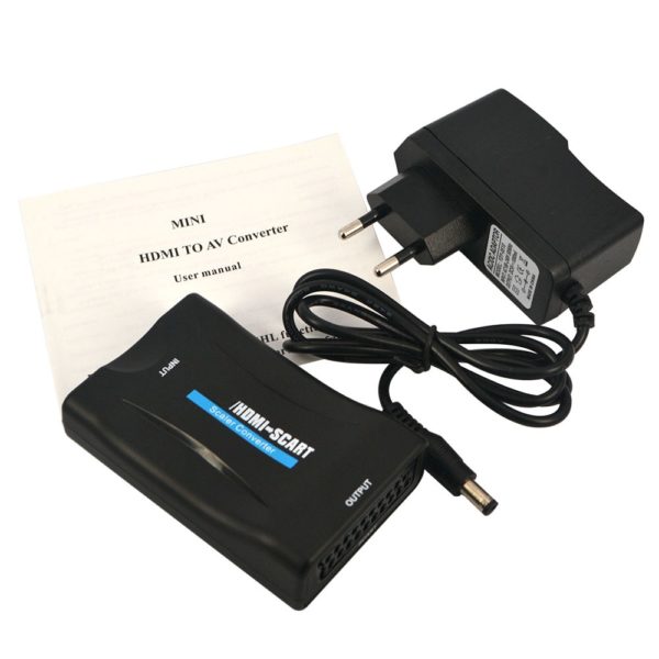 Scart konvertor adaptér k HDMI pre audio a video