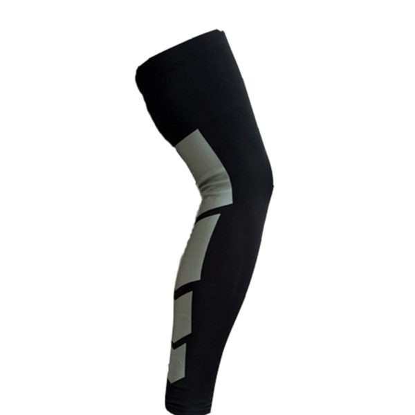 Elastické basketbalové návleky na nohy s funkciou kompresie - Cerna, L