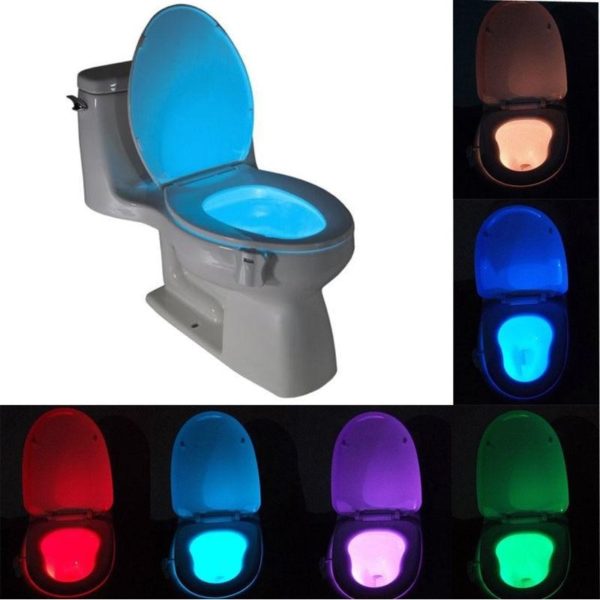 Nočné LED svetlo do toalety Dixon
