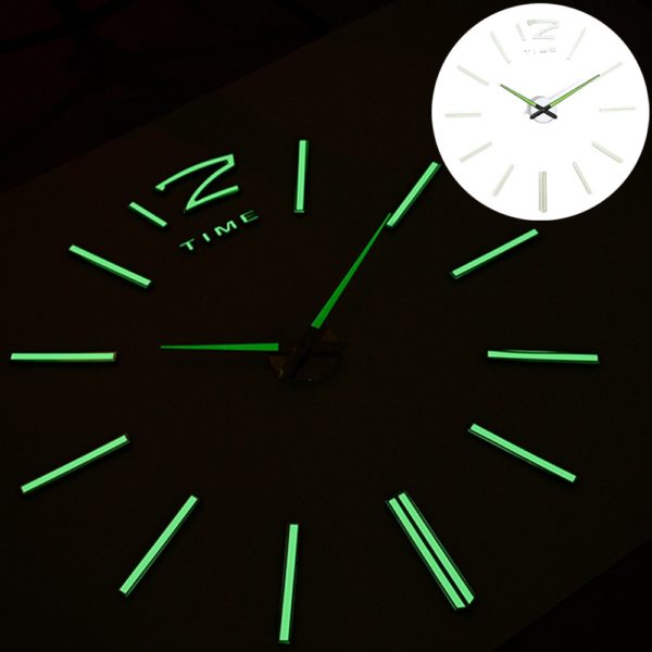 Svietiace hodiny na stenu - Wall-clock-13, 68-cm