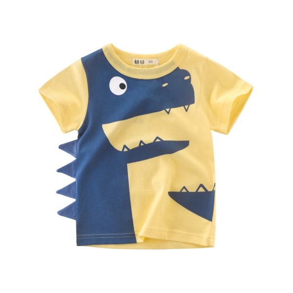 Detské štýlové tričko s Dino bodlinky - 9066a, 2-roky