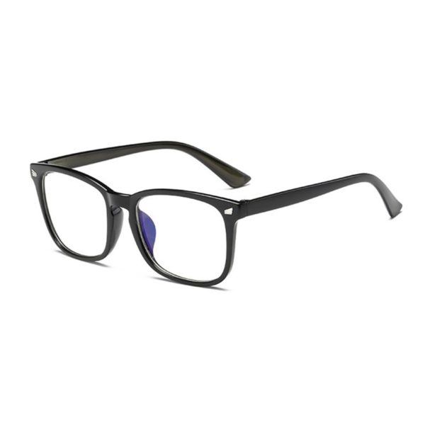 Ochranné okuliare s clonou modrého svetla - vhodné pre ľudí pracujúcich s počítačom - Bright-black