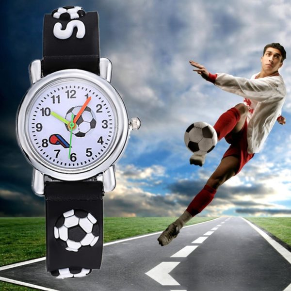 Chlapčenské futbalové hodinky Hudson - Football-black
