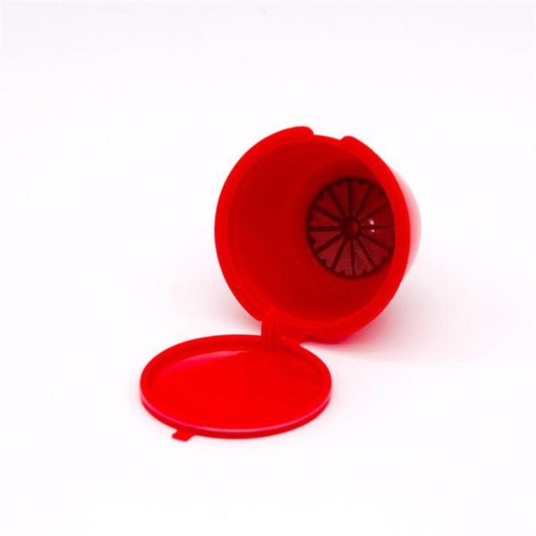 Naplniteľný kapsule do kávovaru - rôzne farby - Red