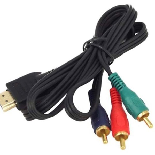 HDMI / 3x RCA adaptér - 1,0 m kábel