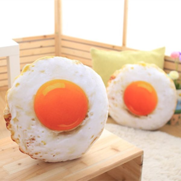 Mäkký bavlnený vankúš v tvare vajca