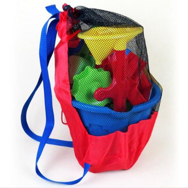 Detský prenosný sieťovaný plážový batoh na hračky