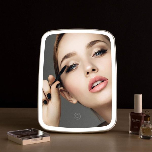 Originálne inteligentný prenosné make-up stolný LED zrkadlo