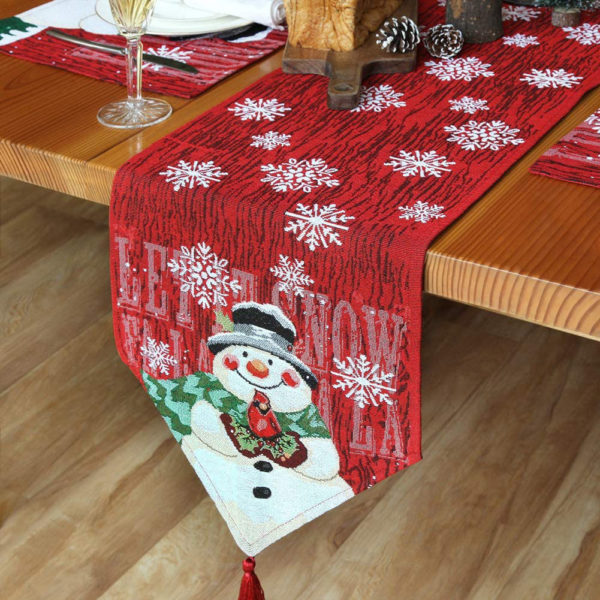 Vianočný kuchynský bežec na slávnostný stôl
